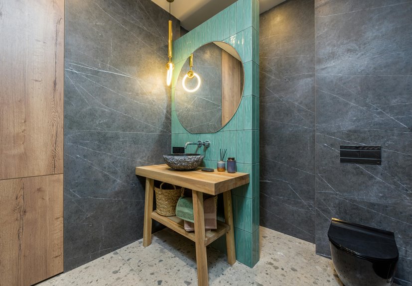 brighten your bathroom space